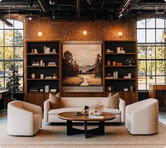 joeydm6_an_industrial-style_office_with_exposed_brick_and_metal_b2404ca0-0010-4abc-96ed-ef1963bb5daf 1